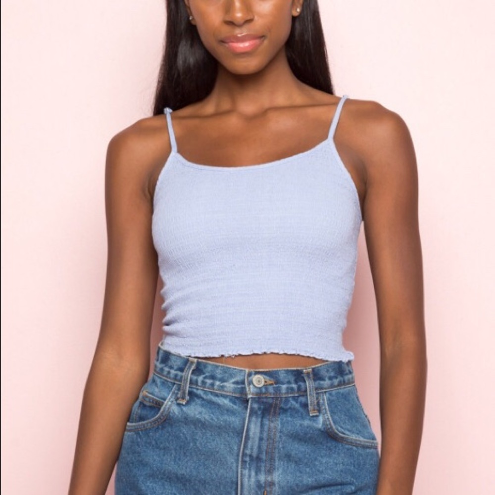 Brandy melville blue izzy tank top